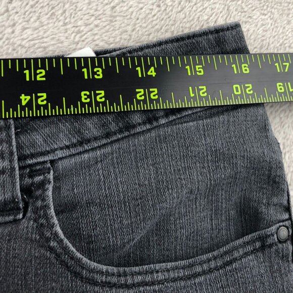 Lee Womens Jeans Size 14 Medium Straight Leg Classic Fit Gray Denim Casual - Picture 5 of 13